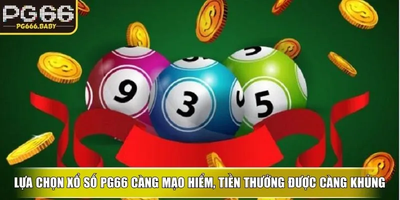 Lựa chọn xổ số PG66 càng mạo hiểm, tiền thưởng nhận được càng khủng
